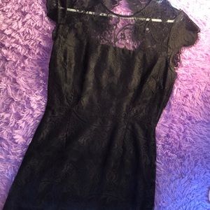 BB Dakota Lace Black Dress Size 8